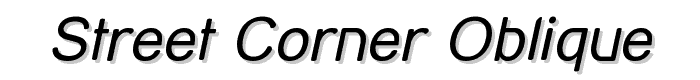 Street Corner Oblique font